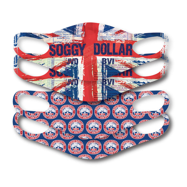 Soggy Dollar British Flag & Triple Stamp Masks